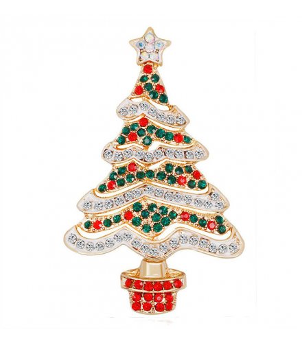SB405 - Christmas Tree Saree Brooch